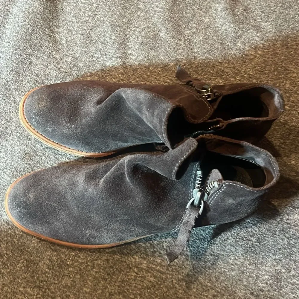 Dolce Vita Black Suede Ankle Boots
